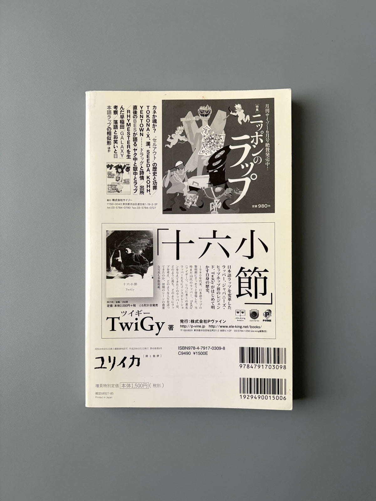 ユリイカ 2016年6月号「特集=日本語ラップ」(2)