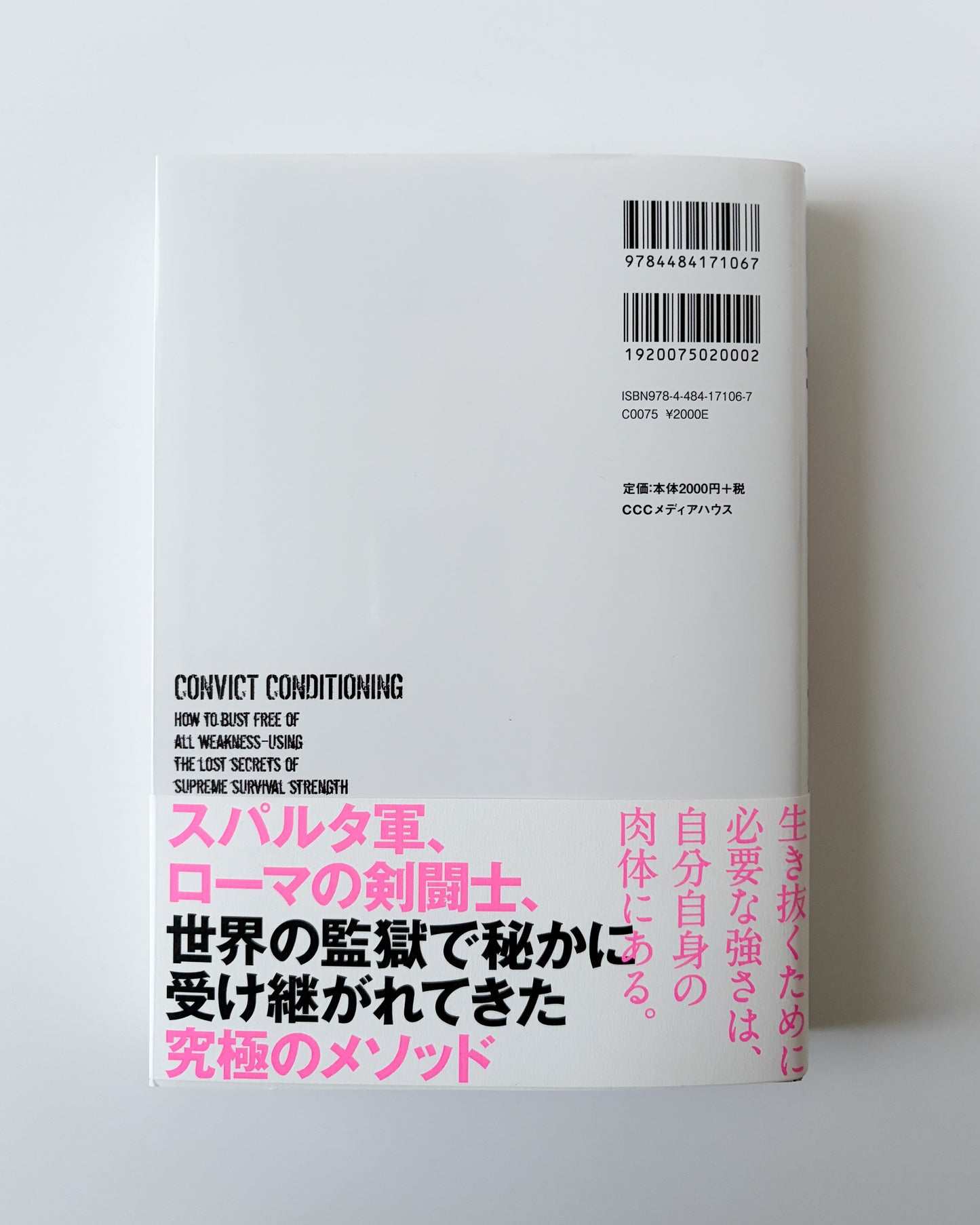 ポール・ウェイド「プリズナートレーニング 圧倒的な強さを手に入れる究極の自重筋トレ」