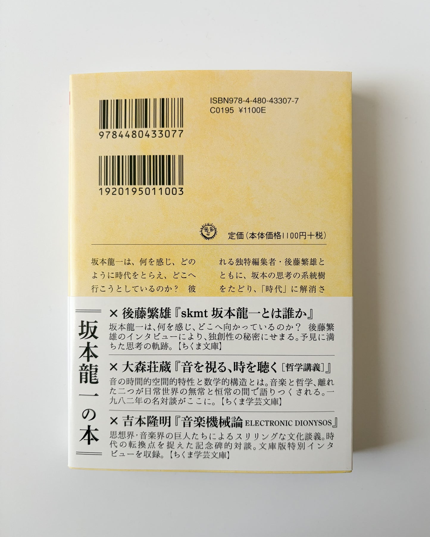 坂本 龍一 / 後藤 繁雄「skmt 坂本龍一とは誰か」