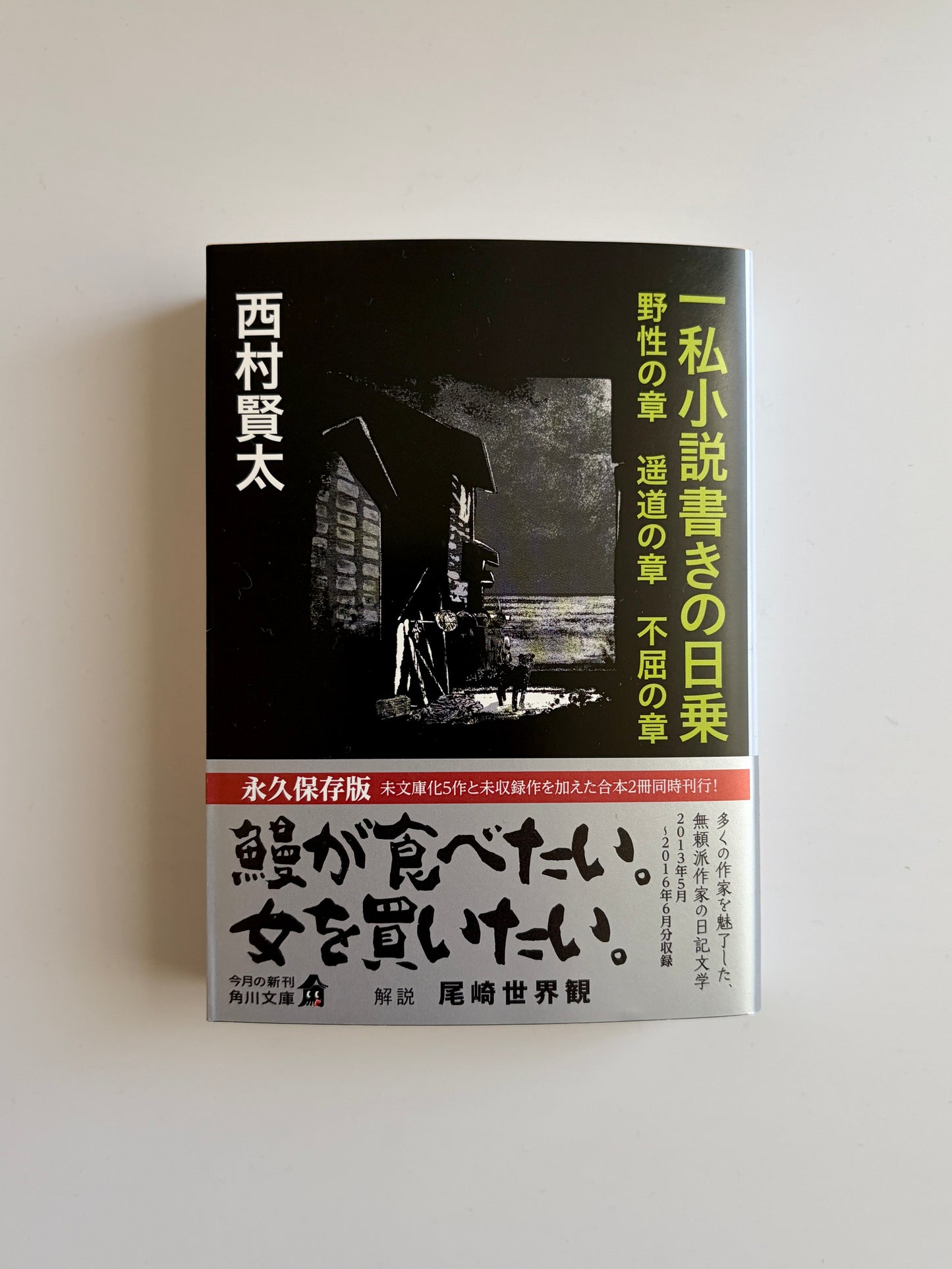 西村賢太「一私小説書きの日乗〜野性の章 遥道の章 不屈の章」