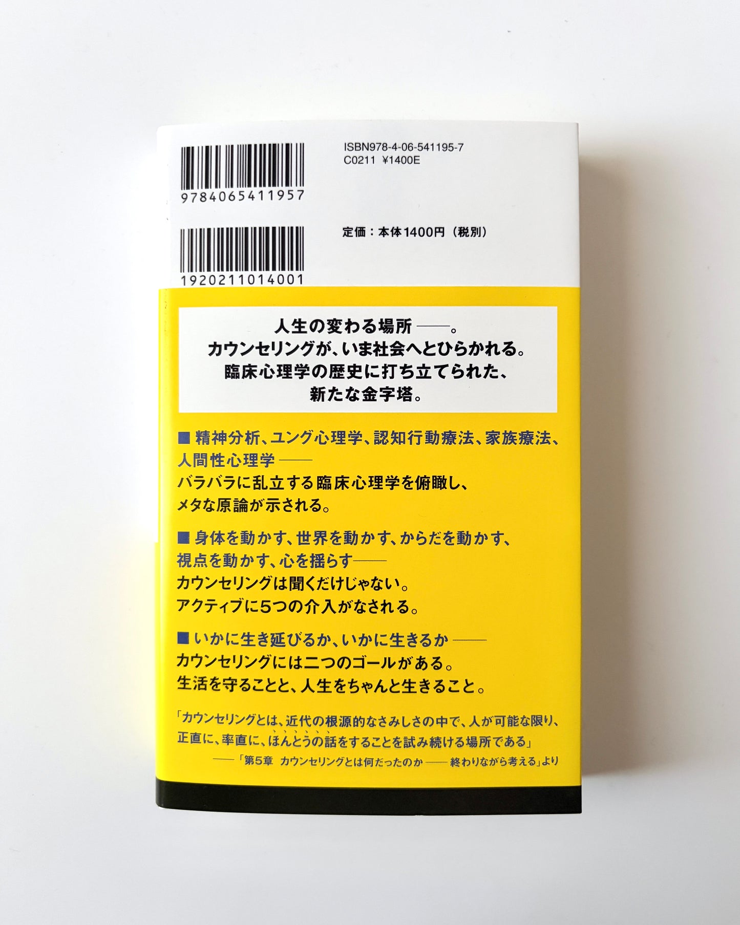 東畑開人「カウンセリングとは何か」